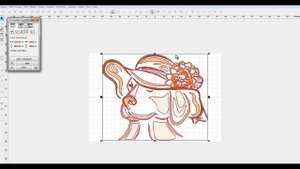 Embird Tutorial - Another way to resize a design you digitized in Embird