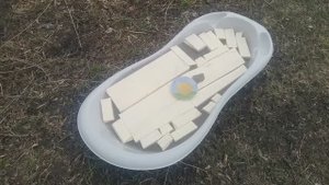 Поилка, холод, весна