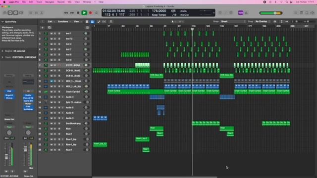 Drum & Bass in Logic Pro X : Logical Tracking
