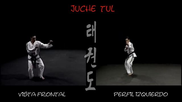 2 Дан Чу че (Чу чхе) туль сзади тхэквондо taekwondo таэквондо комплекс Juche смотреть онлайн