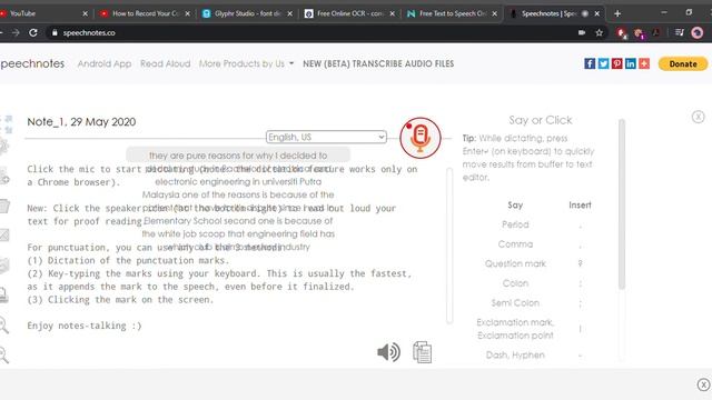 Speechnotes - Speech to Text Online Notepad смотреть онлайн