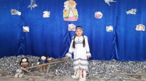 Аджимамбетова Марьям, 5 лет, г. Салехард, стихотворение "Тундра"