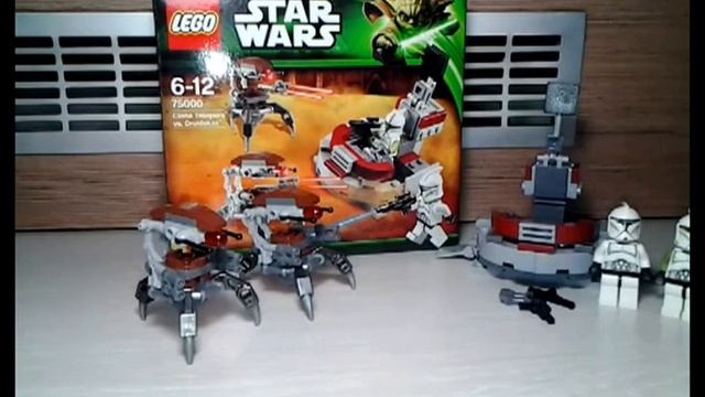 Lego Star Wars Clone Troopers vs Droideka Battle Pack 2013 смотреть онлайн