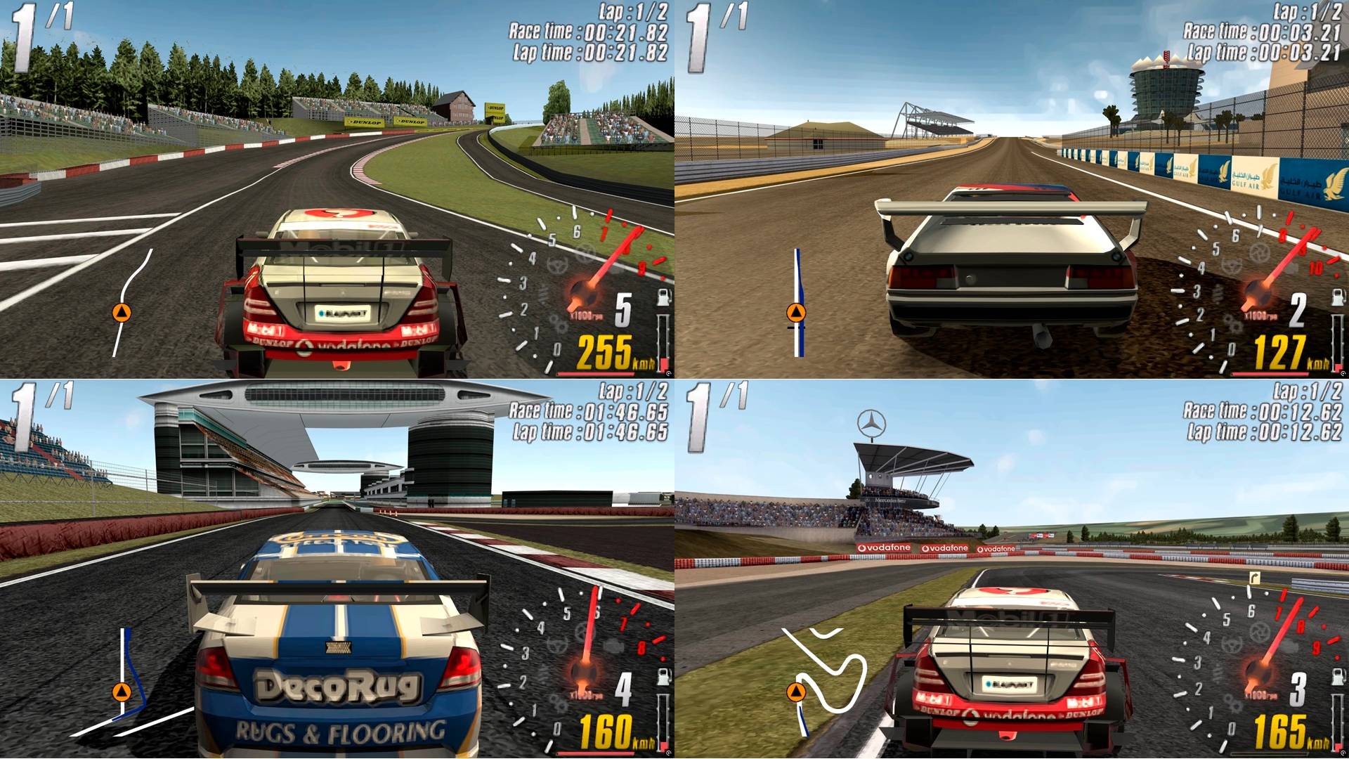 TOCA Race Driver 3 Challenge (PSP) - Все Гоночные Трассы