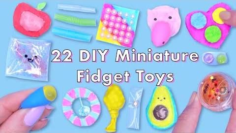 22 идеи для создания маленьких игрушек-антистресс своими руками. Fidget Toys