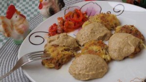 Картофельно-гречневые котлеты постные