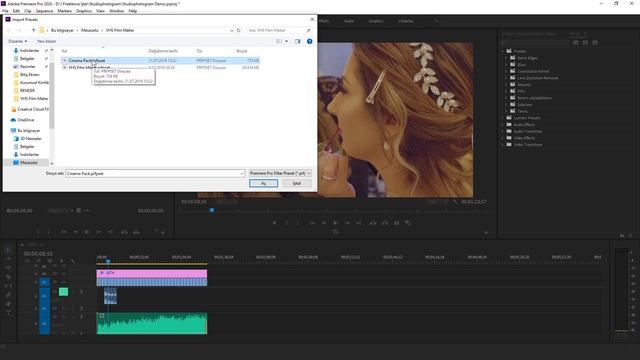 Preset nasıl import edilir - Premiere Pro CC dersleri смотреть онлайн