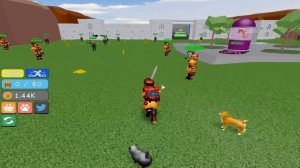 Warrior Simulator! ⚔️ Прокачиваемся с Саньком / ROBLOX