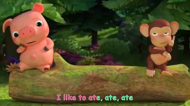 Apples and Bananas! CoComelon Furry Friends Animals for Kids 2# 00 смотреть онлайн