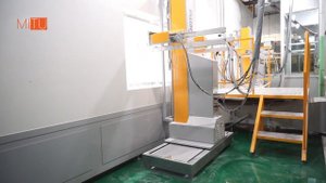 Порошковое окрашивание корпусов микроволновых печей.
Автоматическая порошковая окраска.