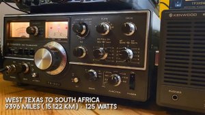 Kenwood TS-520 talks 10,000 miles on 125 watts