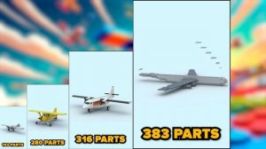 LEGO Aircrafts in Different Scales | Comparison