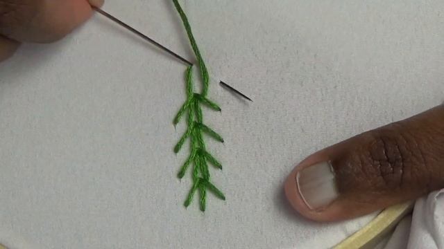 Hand Embroidery Tutorial For Beginners | Wheatear Stitch Tutorial | Wheat Ear Stitch Tutorial