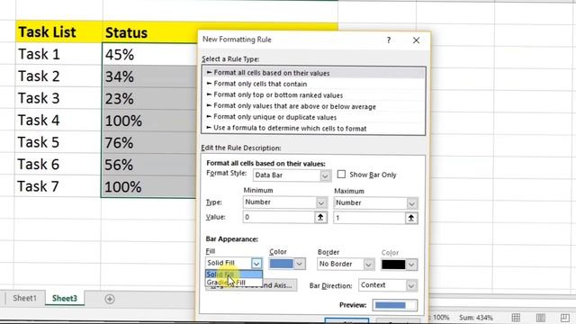 How To Create Progress Bar in Excel Cells ? смотреть онлайн
