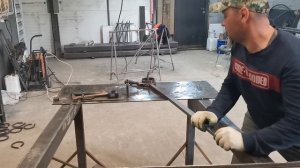 Изготовление полуколец методом нагрева металла.