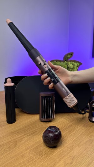 Распаковка стайлер Dyson в нежном сливовом цвете 💜