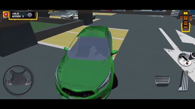 Multi Level 4 Car Parking #1 - Green Car Simulator Android iOS Gameplay смотреть онлайн
