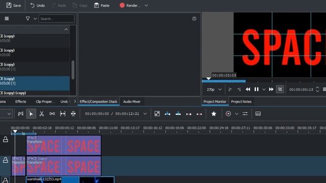 Cinematic TEXT Effect in kdenlive in Tamil смотреть онлайн