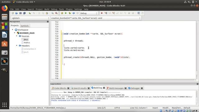 Jeu Bomberman SDL en C - THREAD #13 смотреть онлайн