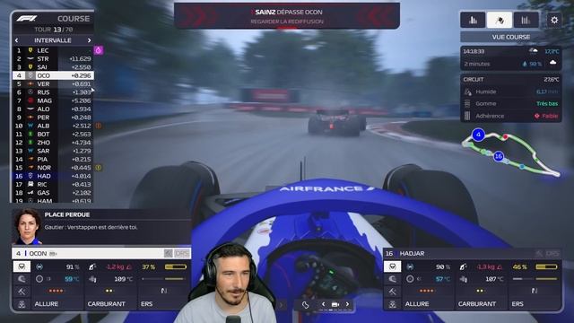 LA PLUIE, DES CRASHS, ET DES STRATÉGIES AUDACIEUSES ! - Épisode 10 - Carrière F1 Manager 2024 смотреть онлайн