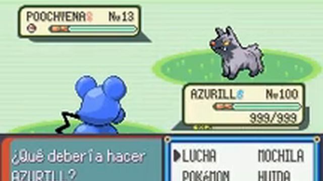 POKEMON EMERALD | AZURILL | ANTOJO | COVET