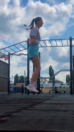 Косички живут своей жизнью. #скакалка #jumprope #shuffledance #skipping #shuffle #скиппинг