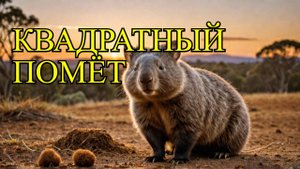 Знаете интересный факт про вамбата? Квадратный помёт вамбата: самая странная форма в живой природе!