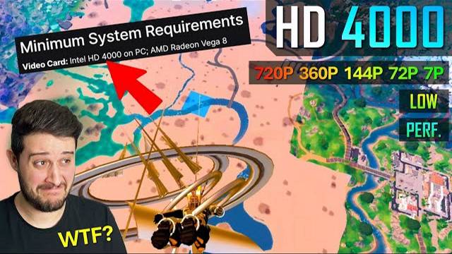 Fortnite is Completely BROKEN on its own Minimum Requirements GPU! ⚠️ FLASHING LIGHTS ⚠️