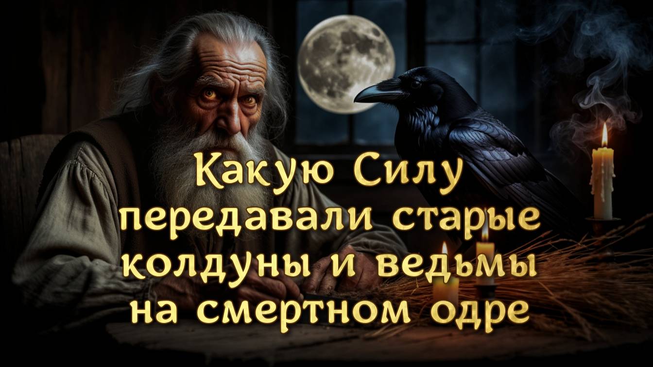 КАКУЮ СИЛУ ПЕРЕДАВАЛИ СТАРЫЕ КОЛДУНЫ И ВЕДЬМЫ НА СМЕРТНОМ ОДРЕ