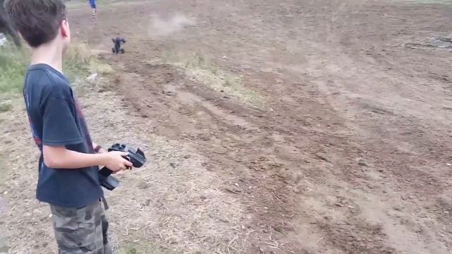 E-mta thunder tiger with 6S lipo 2nd run смотреть онлайн