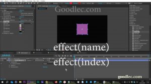 Выражения After Effects. Методы effect(name)  или effect(index)