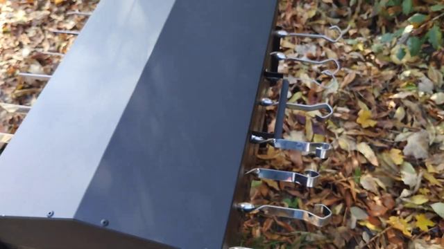 Мангал автоматичний на 8 шампурів з кришкою смотреть онлайн