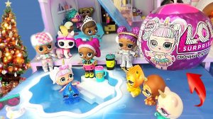 Новые куклы ЛОЛ - Сияющий Сюрприз! Играем в кукольном домике Обзор игрушек для девочек LОL Surprise