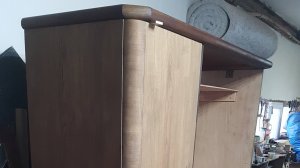 Реставрация, восстановление платяного шкафа фабрики Rigas mebelis. Часть 3