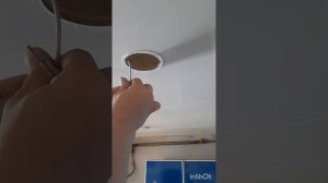 #замена светильника и лампочки на натяжном потолке.