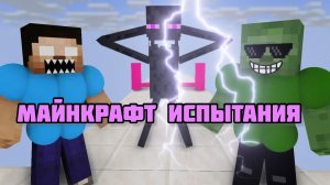 НОВЫЙ ЧЕЛЛЕНДЖ В МАЙНКРАФТЕ ИСПЫТАНИЕ НА ВРЕМЯ - Minecraft мультфильм
