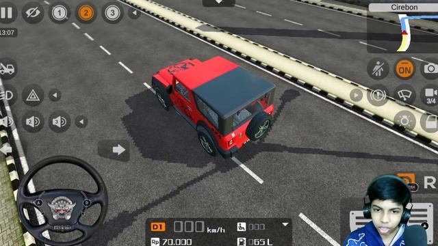 GRAND RELEASE FHV15.0 THAR JEEP MOD | Bussid | Free Bussid Mod | Bus Simulator Indonesia | HariVids