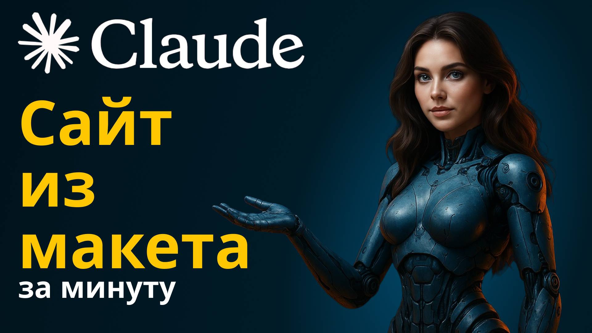 Claude делает сайт из ИЗОБРАЖЕНИЯ макета и ТЗ | Claude пишет ТЗ по изображению | Михаил Омельченко