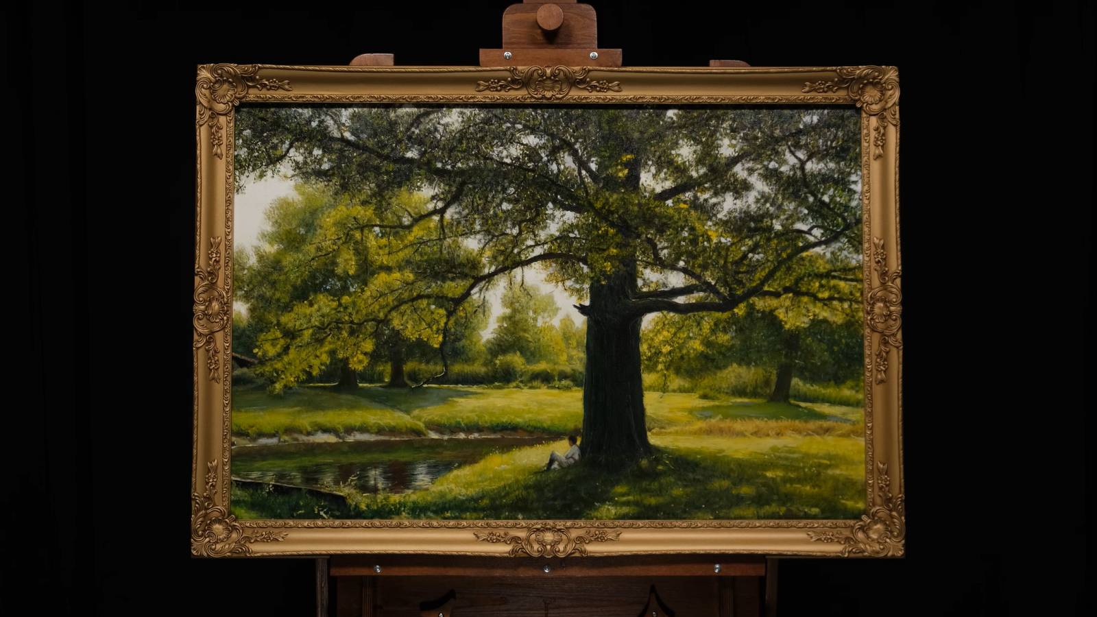 Иван Шишкин "Дубы в старом Петергофе" смотреть онлайн