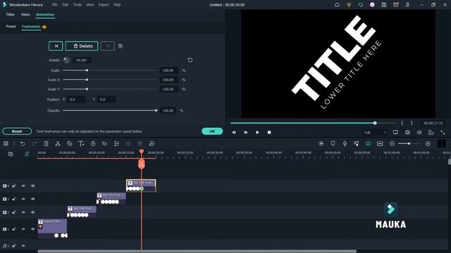 Advanced kinetic typography in Filmora 11 | Mauka Tutorial