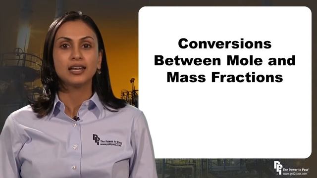 FE/EIT Exam Thermodynamics--Ideal Gas Mixtures: Conversions Between Mole and Mass Fractions