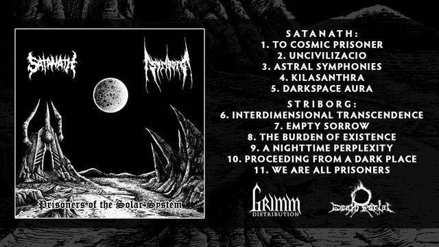 Satanath / Striborg - Prisoners Of The Solar System (2020) [Full Split]