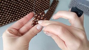 Ручка из бусин | мастер-класс