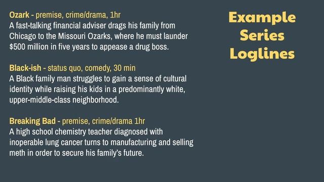 TV Pilot Bootcamp - Story Engine & Loglines! with Conor Kyle (Nov 26, 2023)