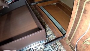 Совершенствуем стенку для гостиной со встроенным комодом.