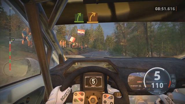 EA sport WRC moment race mode long race course on the PlayStation 5 смотреть онлайн