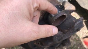 Подклинивают тормоза AUDI 80 , ремонт за 20 минут