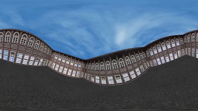 2D Picture converted to low-res VR render in Blackmagic Fusion 9 смотреть онлайн