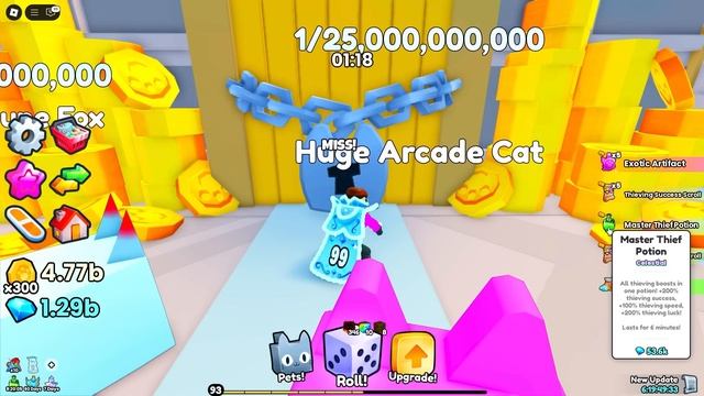 ВЗЛОМАЛ СЕЙФ И ПОЛУЧИЛ ТИТАНИКА В ОБНОВЛЕНИИ PETS GO В РОБЛОКС?