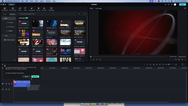 Wondershare Filmora 12 Title and other pack issues. смотреть онлайн